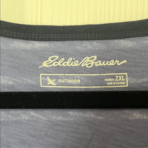 Eddie Bauer Navy and White Striped Dress - Picture 2 of 4